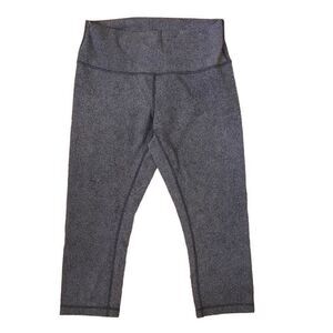 Lululemon Wunder Under Crop Hi-Rise Full-On Luxtreme 21" Lavender Black Dot 12